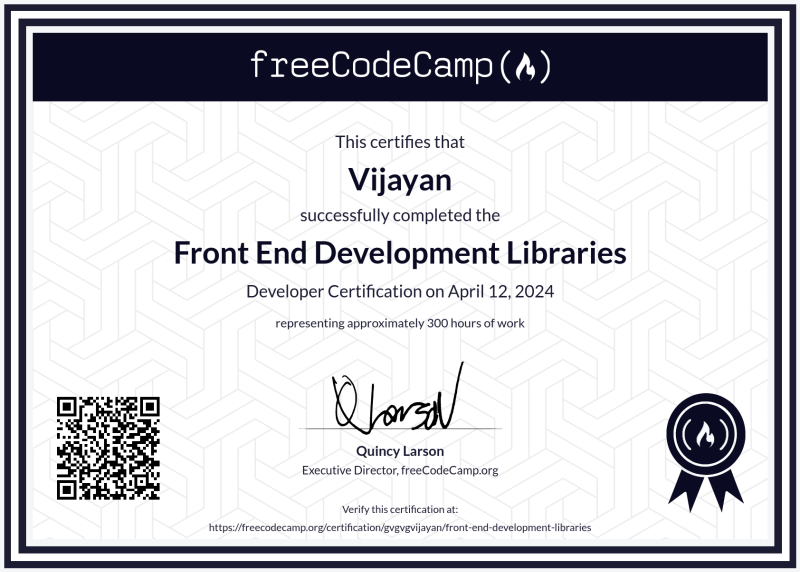 Front End Development Libraries